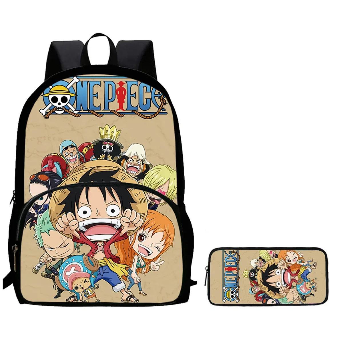 sac à dos scolaire léger 2-en-1 avec poche avant et trousse à crayons, sac à dos unisexe durable pour garçons et filles de 6 à 10 ans