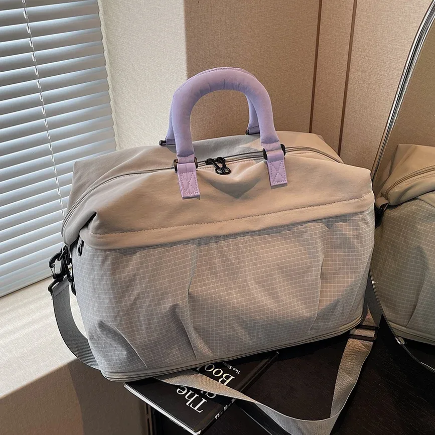 Nouveau sac de sport grande capacité avec séparation humide/sec, sac de voyage léger pour hommes et femmes, sac de rangement pour courts séjours