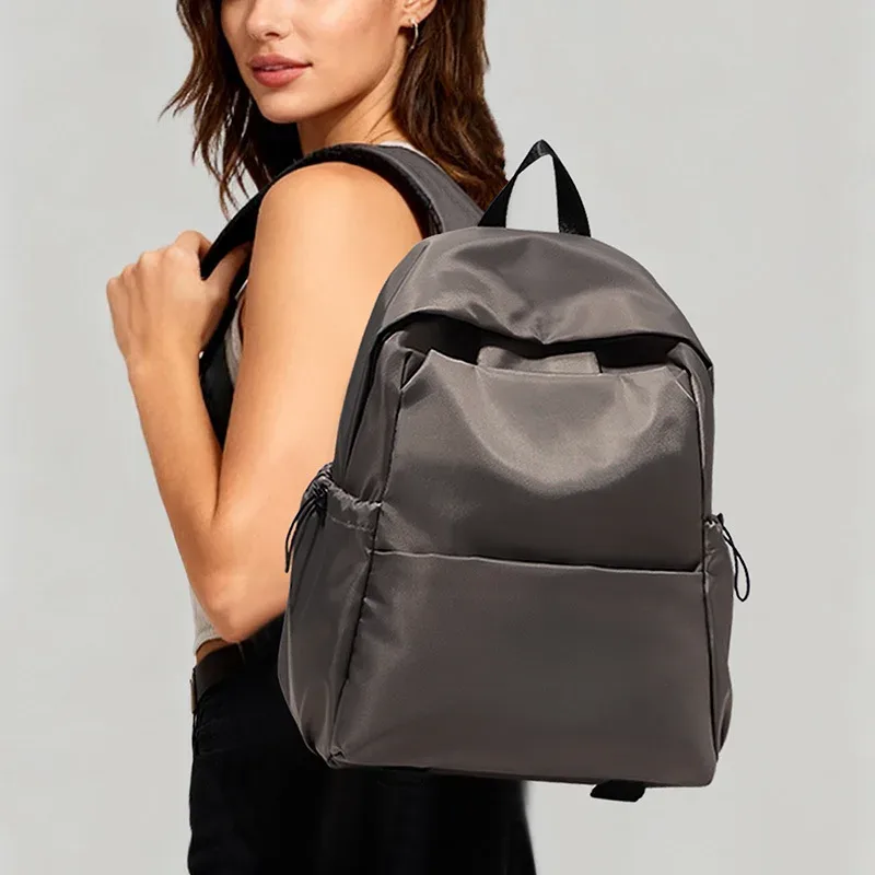 sac à dos d'ordinateur pour étudiants, niche légère de style ins pour femmes et hommes, sacs à double épaule décontractés