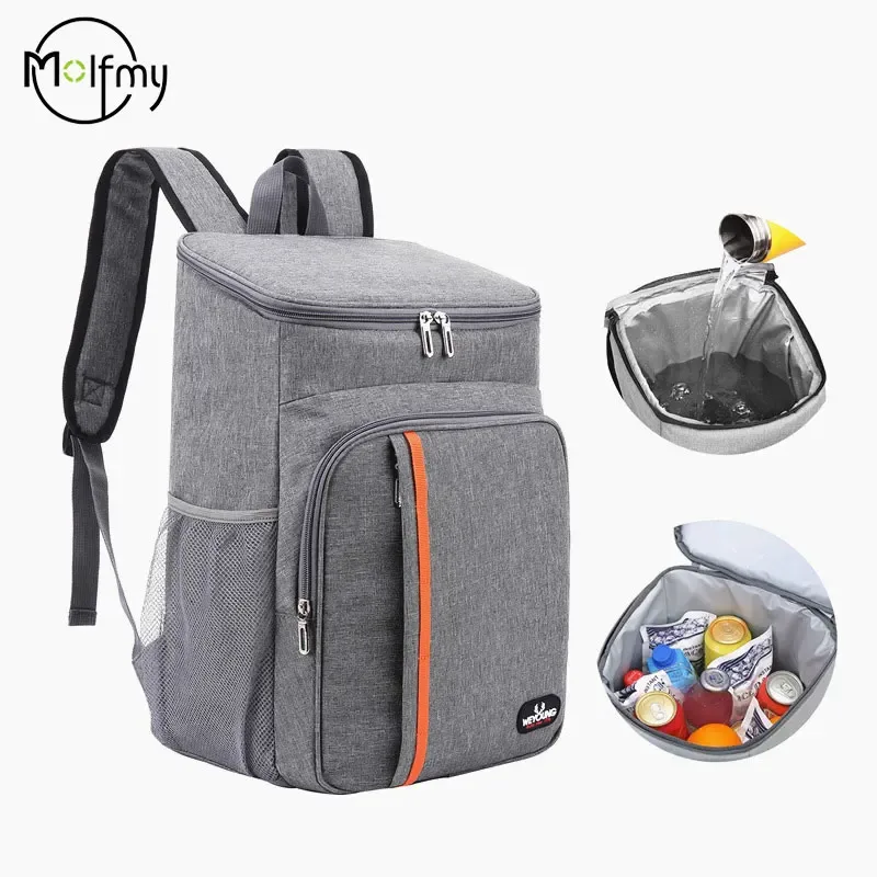 sacs à dos pour hommes portable thermique sac étanche durable étanche refroidisseur glacière camping pique-nique sacs à dos icebox mochilas bolsa