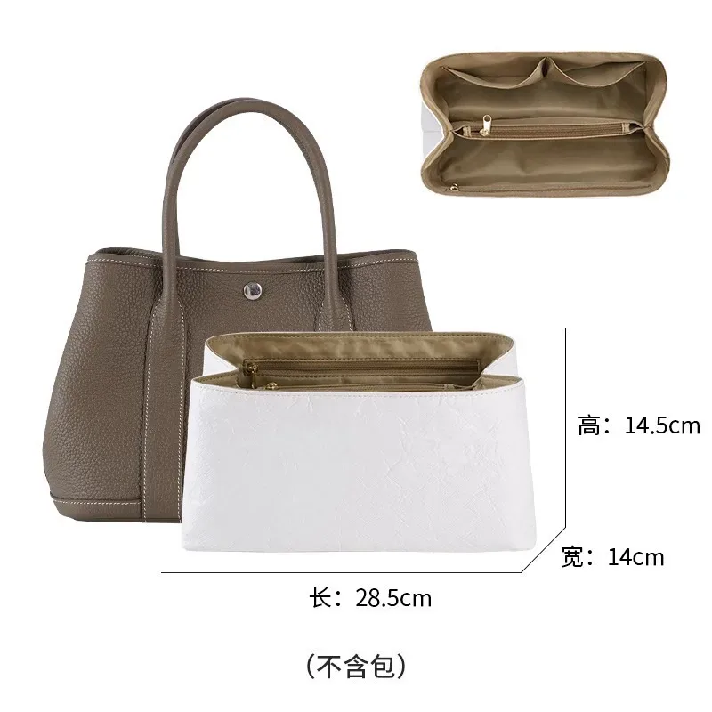 insert organisateur de sac pour fête dans le jardin 30 36, rangement en nylon, support de sac durable, rangement, modification intérieure, accessoires de sac