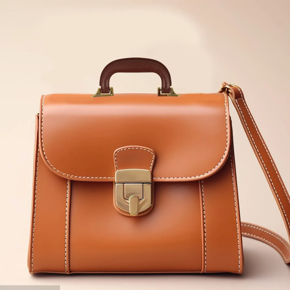 poignée sac nylon marron remplacement valise poignée sangles bricolage sac main poignées bagage travail cuir finishing doré