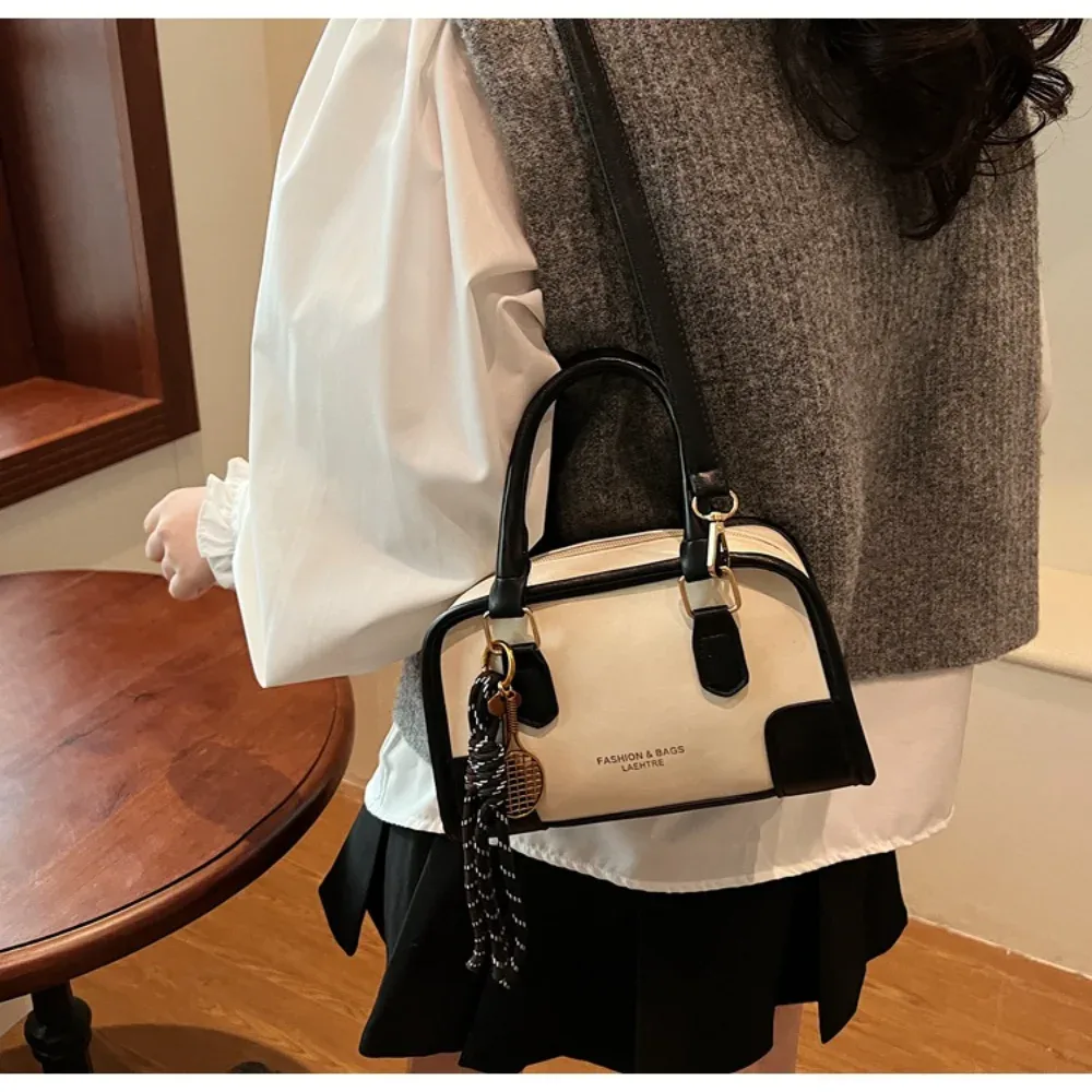 petit sac carré souple pour femmes, sac à main à la mode, sac à bandoulière multifonctionnel, mini sac boston pour événements décontractés, shopping, travail