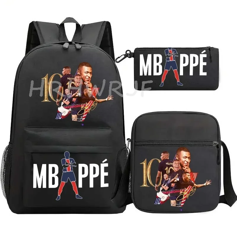 sac à dos m-mbappes pour enfants, cartable de football, sacs d'école de voyage anime pour adolescents, garçons et filles, mochila escolar infantil menino