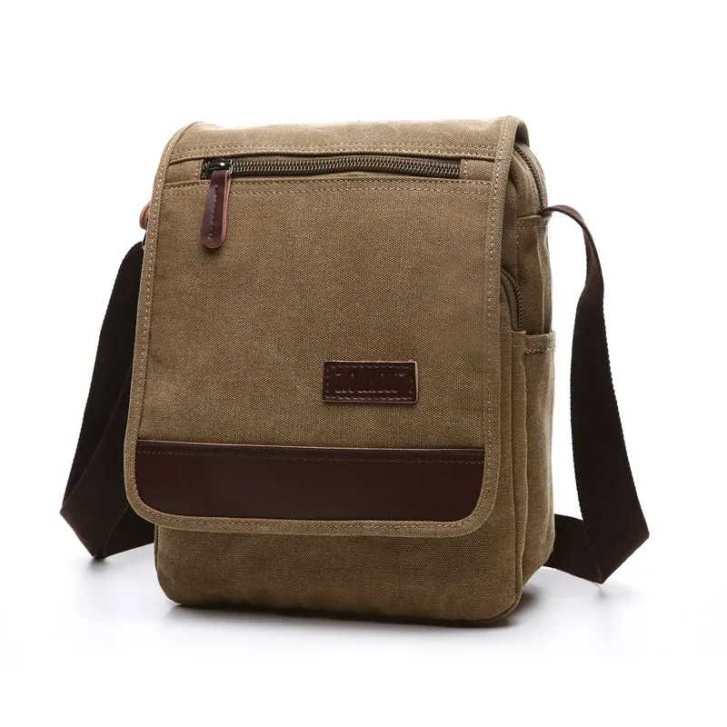 sacs à main de marque de créateur, sac messager de haute qualité, grande capacité, sac à bandoulière unisexe, petit sac carré en toile, sac d'école pour étudiants
