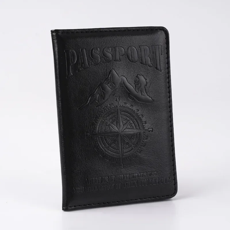 passeport cover passport holder, compass printed document change, ticket réinitialisation, passport wallet, travel wallet, id card holder, unisex, 2025