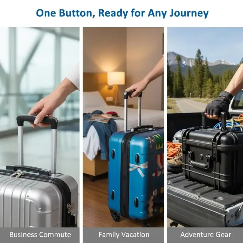 bouton réparation poignée bagage plastique haute qualité ornementation multi modèles remplacement facile installation pratique durabilité entretien valise