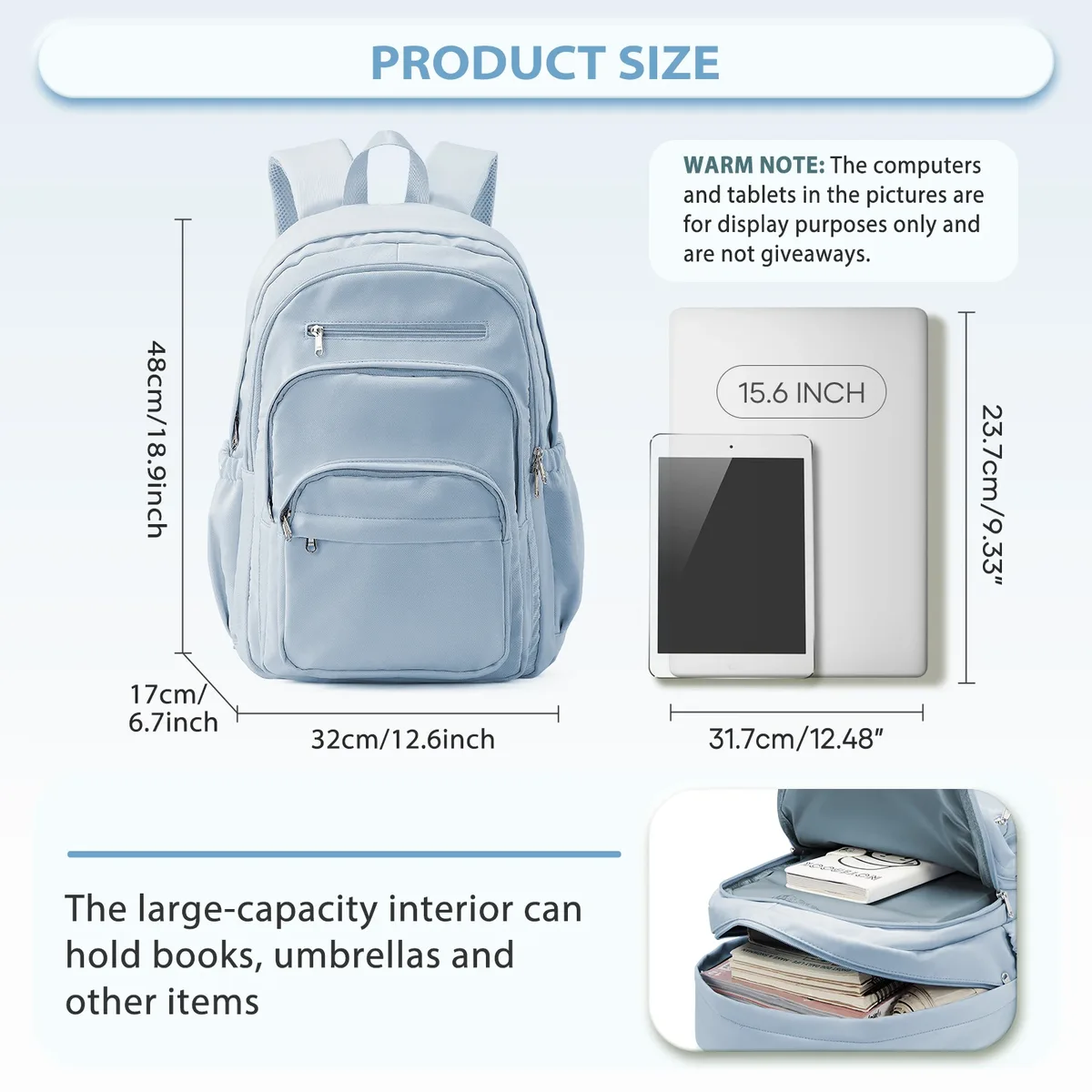 sac à dos pour femme, grande capacité, léger, sac d'école, sac à dos pour ordinateur portable, multi-poches, sac à dos pour écolière, sacs à dos pour tous les jours