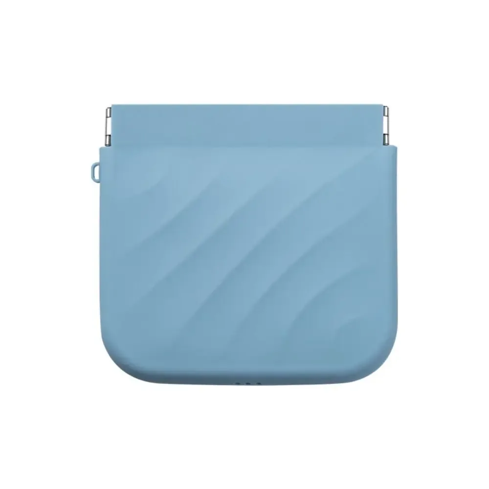 mini sac cosmétique simple en silicone, trousse de maquillage, accessoires de voyage, porte-monnaie, sac de rangement, sac de rangement pour bijoux, sac à ressort en forme de feuille, pour filles