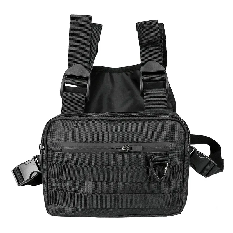 sac de cyclisme extérieur léger, gilet de course, sac à dos unisexe, sac de poitrine pour randonnée et marathon, poche de rangement, sac de poitrine sport pour homme