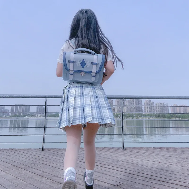 japon style lolita jk sac à dos fille étudiants école en cuir artificiel sacs à bandoulière porte-documents sacs de messager