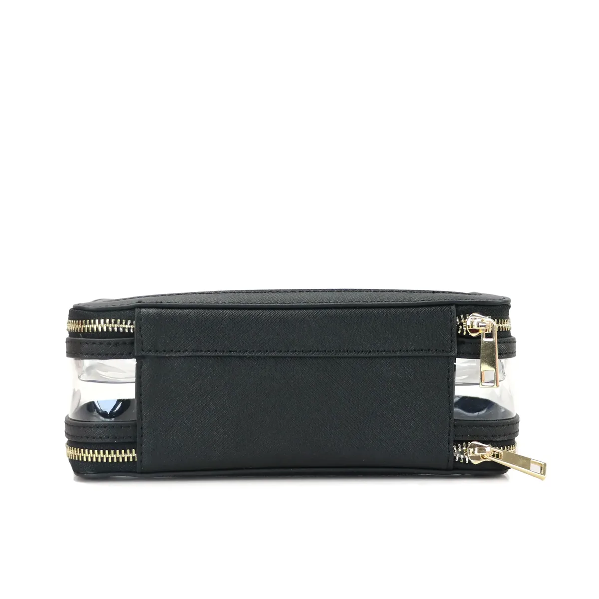 sac à cosmétiques de voyage en cuir saffiano personnalisé, trousse de toilette étanche à la mode, nouveau sac de rangement de maquillage, sac à cosmétiques en tpu transparent