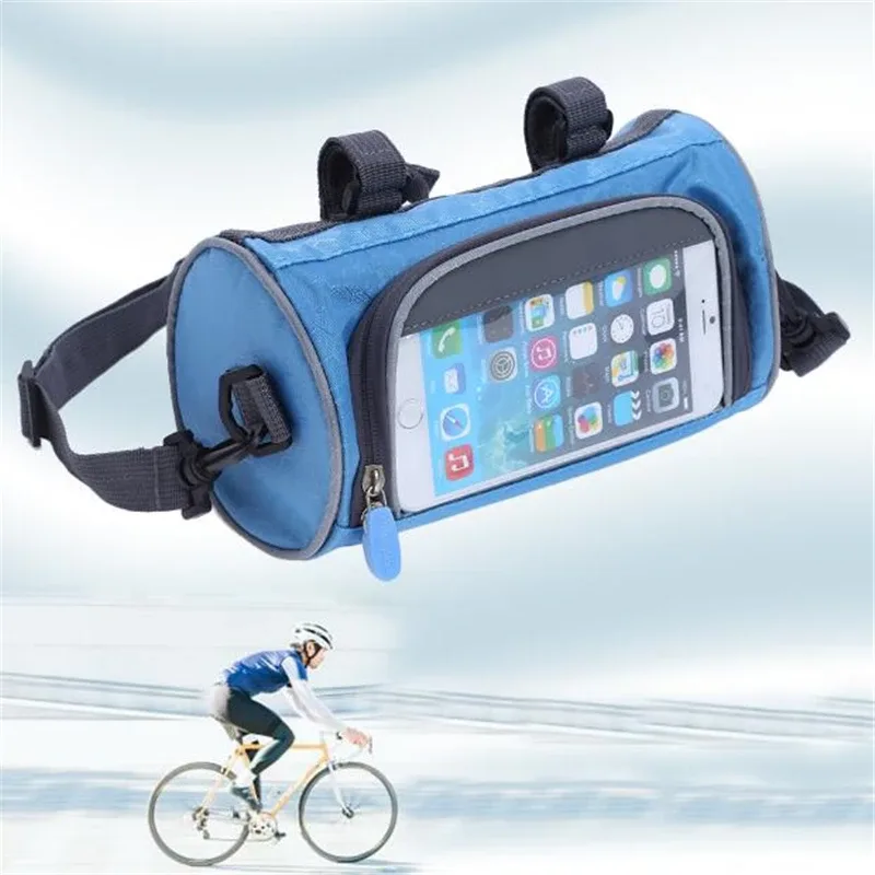 sacs de vélo de montagne personnalisés, sacoches de vélo à écran tactile, étui de téléphone de cyclisme, tube avant de vélo de route, sac d'intervalles de guidon