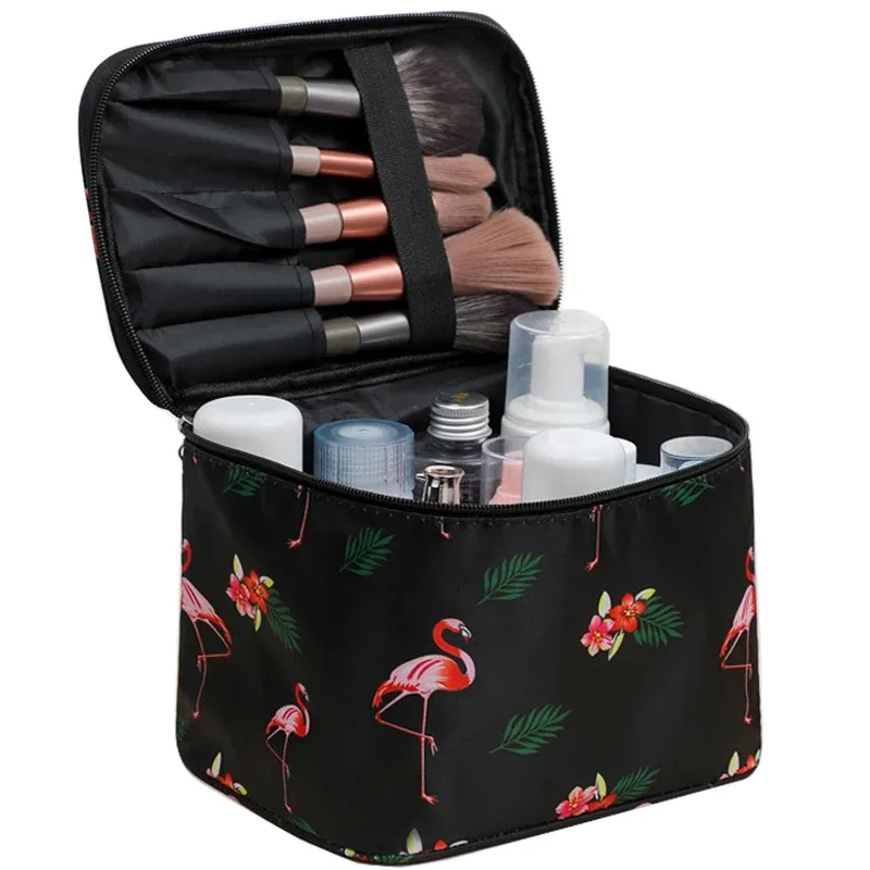 flamingo sacs à cosmétiques rangement de voyage sac de maquillage organisateurs de trousses de toilette boîte de toilette zdh51