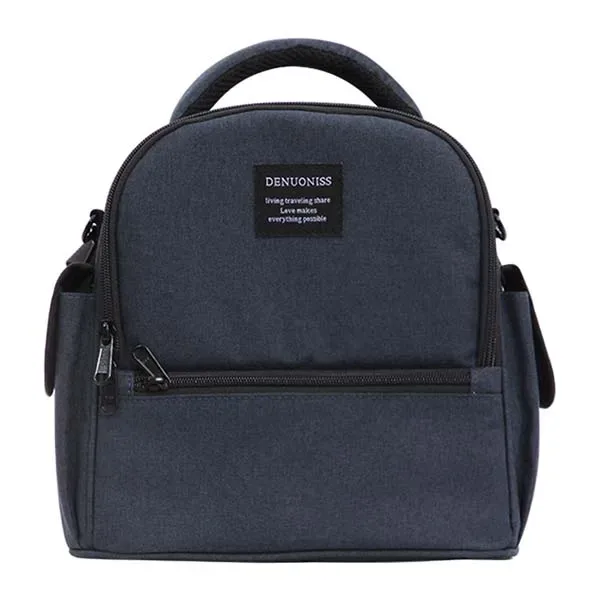 denuoniss étanche hommes sac à dos créatif multifonction déjeuner sac à dos oxford tissu feuille d'aluminium sac à dos thermique sac isotherme