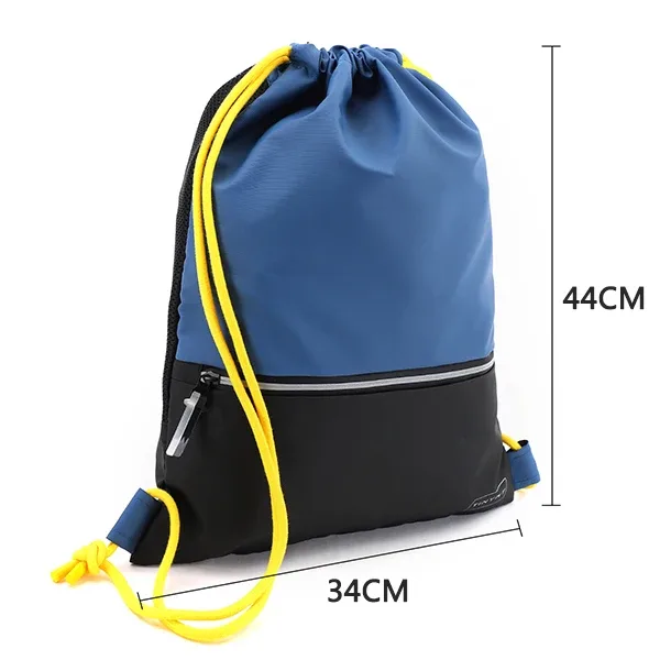 tinyat sac de sport robuste à cordon sac à dos en polyester imperméable pour salle de sport, équitation, organisateur de chaussures et de vêtements de grande capacité