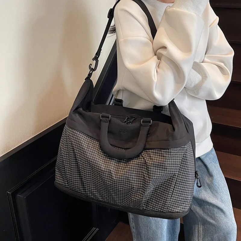 nouveau sac de sport grande capacité avec séparation humide/sec, sac de voyage léger pour hommes et femmes, sac de rangement pour courts séjours