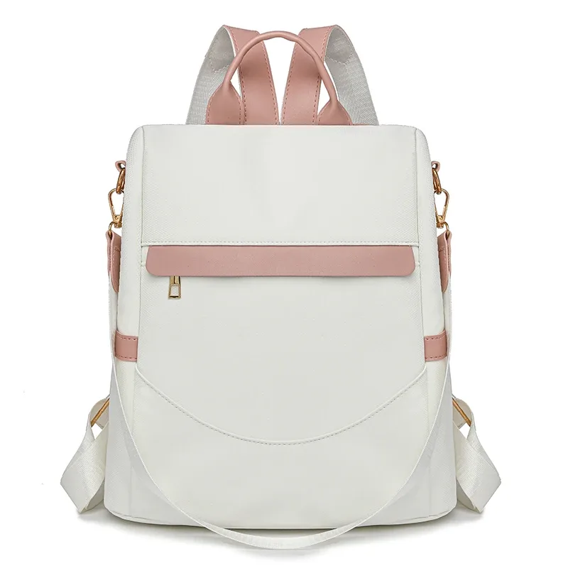 sac à bandoulière en cuir souple de grande capacité sr pour femme, sacoche antivol à la mode, rétro décontracté, polyvalent, simple