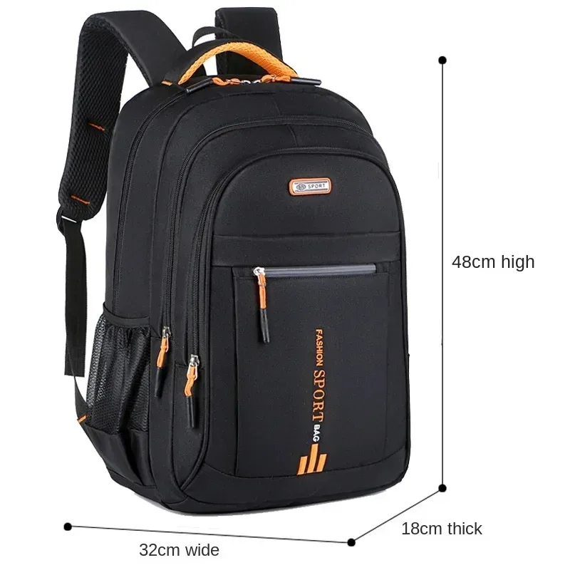 sac à dos oxford étanche pour homme, sac à dos d'affaires, sac d'ordinateur, sac à dos de voyage décontracté, sac d'école pour lycéen, notification