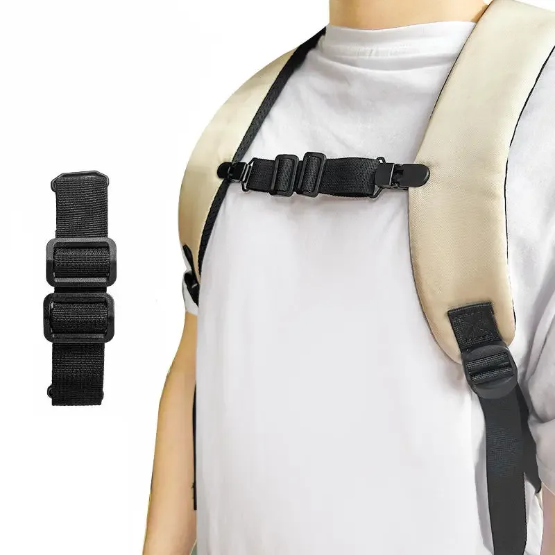 sac à dos antidérapant pour enfants, sangle d'épaule, décompression en nylon, harnais de poitrine réglable, sangle à clip, fermeture facile, dégagement rapide