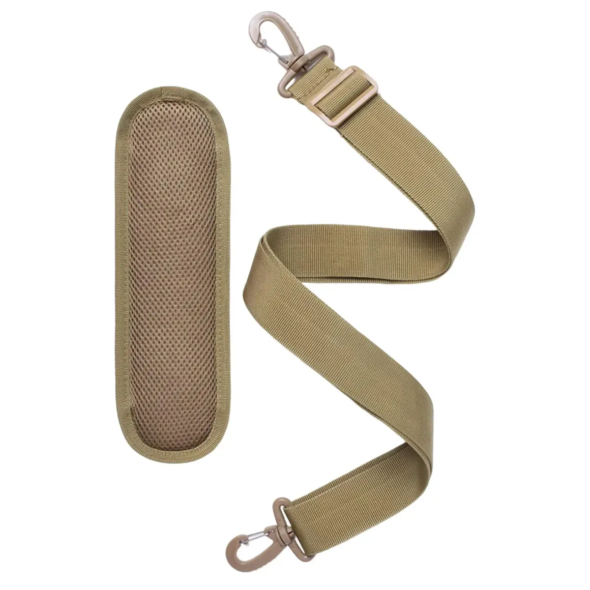 sangle d'épaule de remplacement avec rembourrage épais et doux, large de 3,8 cm, accessoire détachable, réglable de 77 cm à 138 cm pour sac à bagages, sac photo