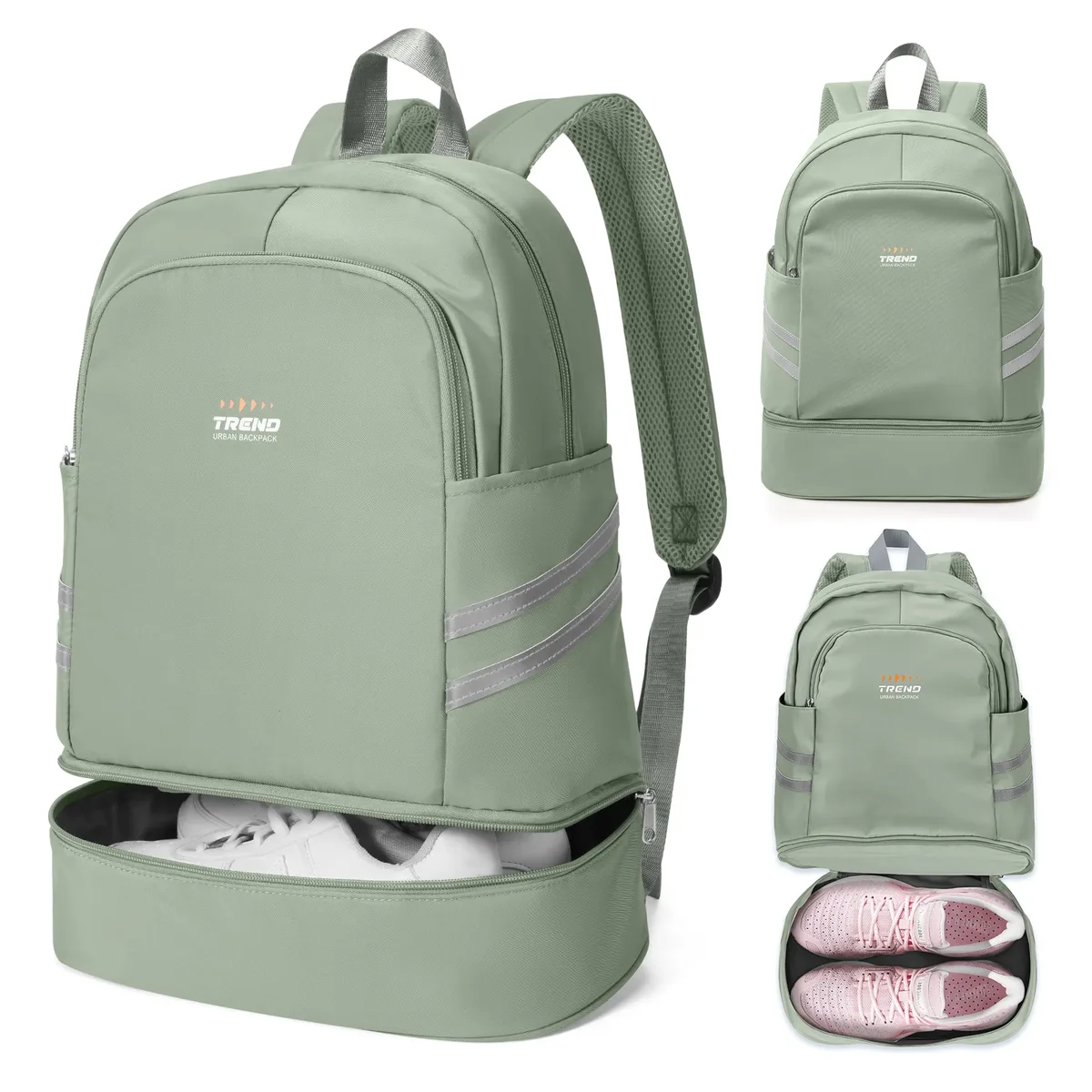 sac à dos de gymnastique pour femmes avec compartiment à chaussures, sac à dos de voyage pour femmes, sac à dos de sport étanche, sac à dos de plage pour fitness et natation ﻿