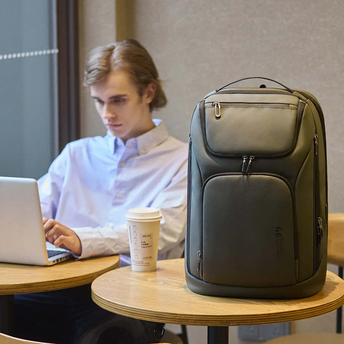 heroic knight-sac à dos étanche pour ordinateur portable d'affaires, grande capacité, multi-usage, travail, sac lancé au bureau, port usb pour touristes, 17.3 pouces