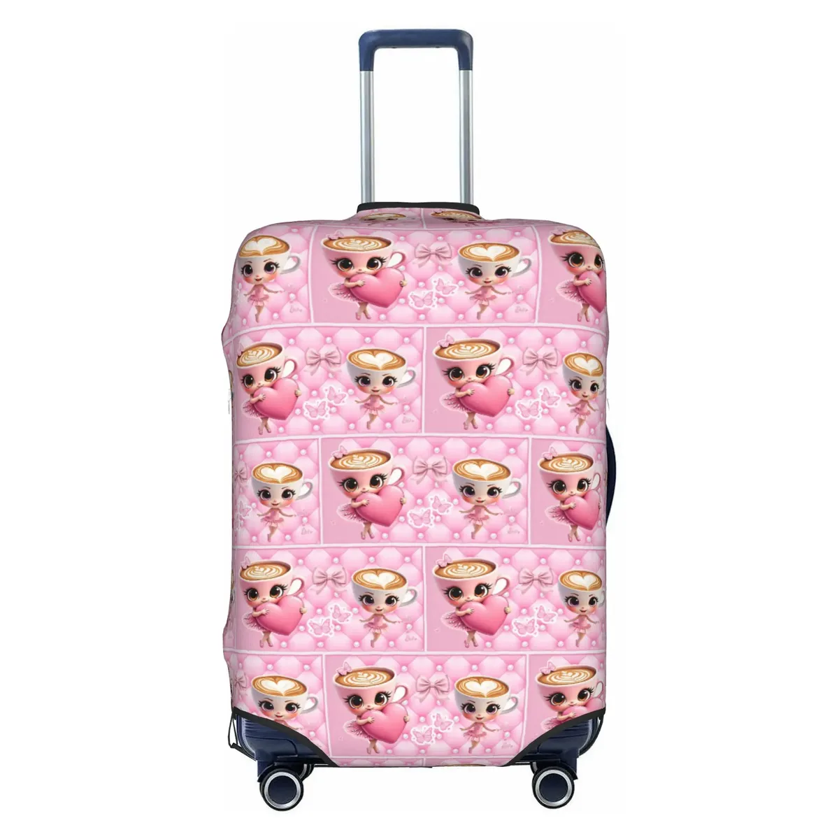 housse de protection élastique pour valise, motif humoristique italien tung tung tung sahur funk, convient aux valises de 18 à 32 pouces