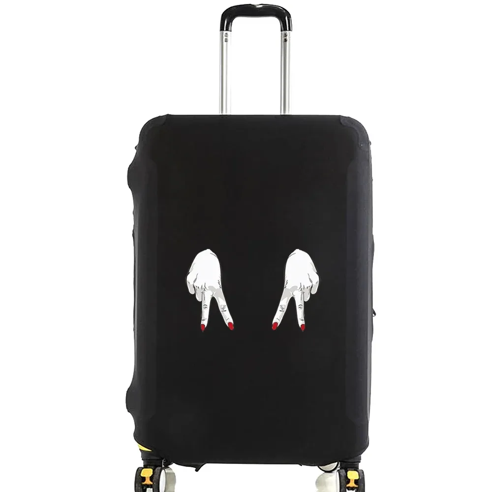 juste de protection pour bagages de 18 à 28 pouces, motif de poitrine à la mode, valise à roulettes, sacs à poussière élastiques, étui, accessoires de voyage