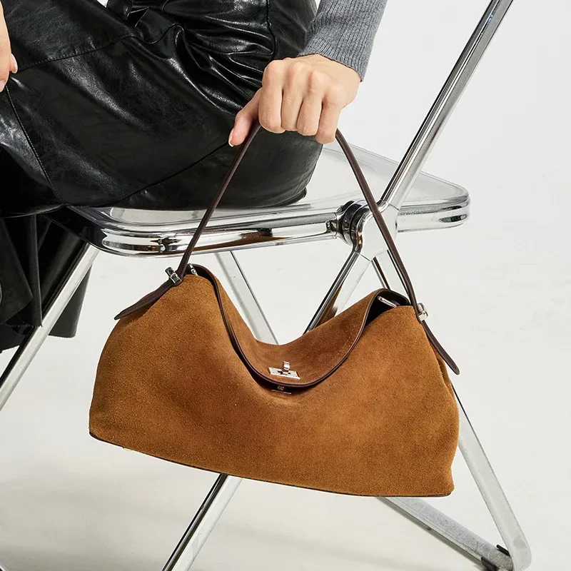 sac à main en cuir véritable pour femme 2026 – sac à bandoulière de luxe de créateur en cuir de vachette de haute qualité, grande capacité, sacs de shopping à porter en travers du corps