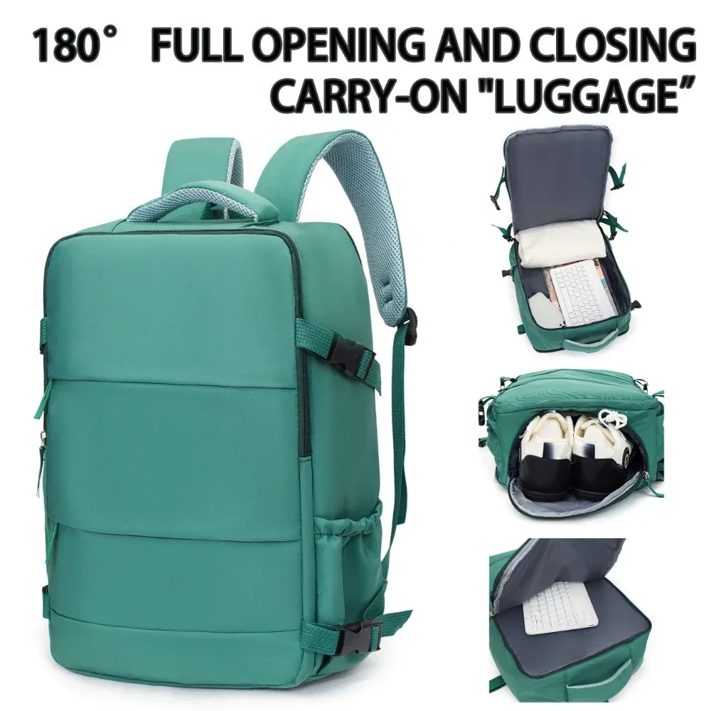 sac dos oxford université vert gris solide 20 35 litres grande capacité poignées latérales bandes bretelles chaussures respirantes