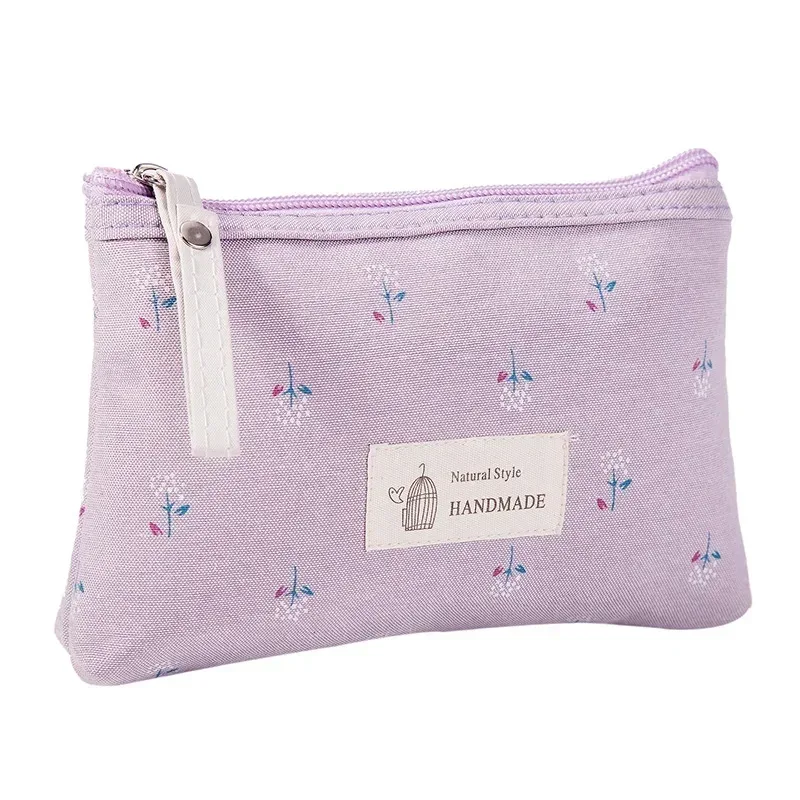 sac à cosmétiques en toile souple imprimé à pois pour femmes, mignon, organisateur de produits de toilette, sacs de maquillage portables, étui de rangement de voyage