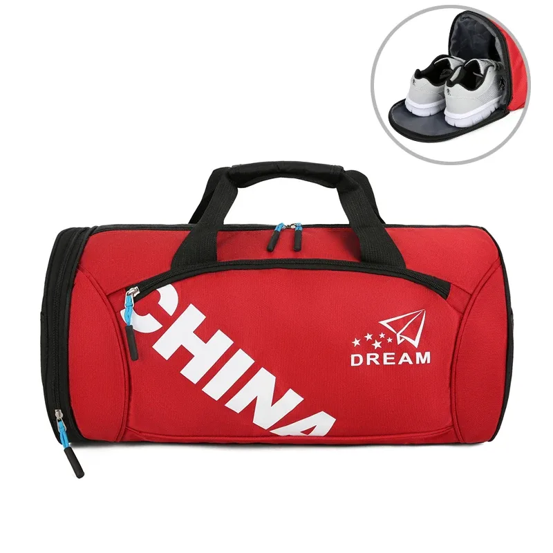 sac de sport avec logo personnalisé pour hommes et femmes, sac d'entraînement de fitness, sac de sport étanche en plein air, sac initié, motif de nom personnalisé