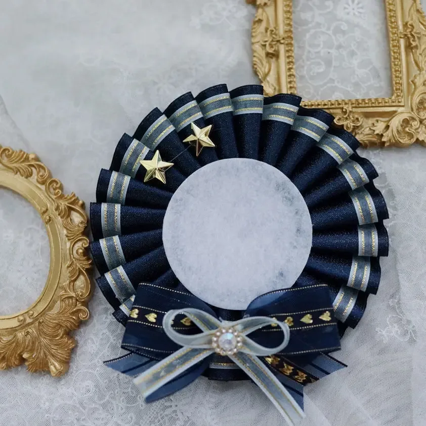 porte-badge mignon. décorations pour sacs ita. accessoires pour sacs à dos. artisanat de cosplay d'anime lolita. badge rosette