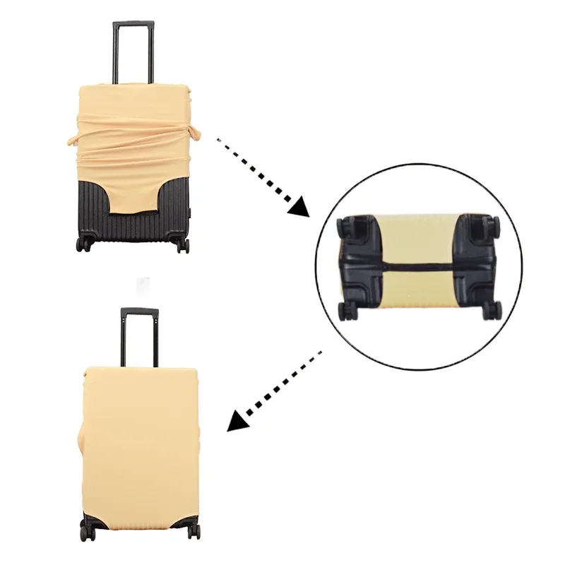 housse valise polyester motif musical coloré notes musique roses ailes protection voyage taille variable
