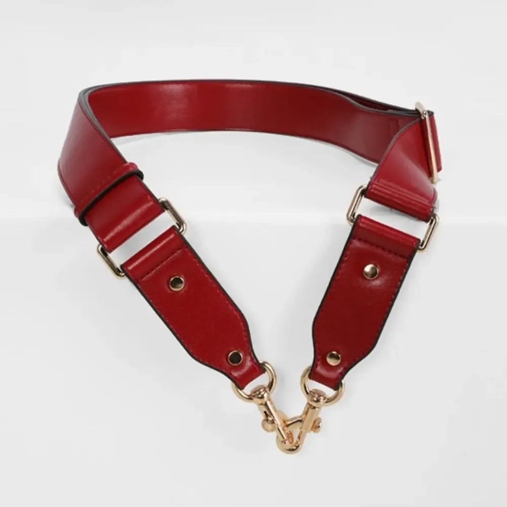 sangle de sac à bandoulière en cuir pu pour femmes, réglable, large et détachable, ceintures de remplacement durables, accessoires de sac
