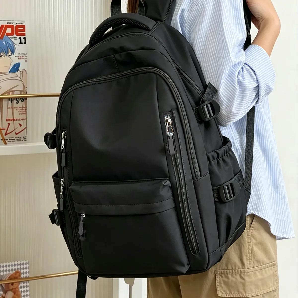 sac à dos grande capacité pour femmes, sac à dos décontracté pour ordinateur portable, sac à dos antivol pour l'école, pour filles et garçons, sac à dos pour filles