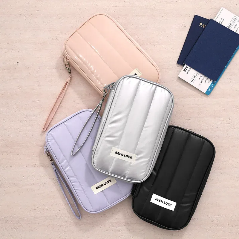 sac de rangement de voyage, porte-passeport, porte-cartes d'identité, antivol, simple, multicouche, organisateur portable