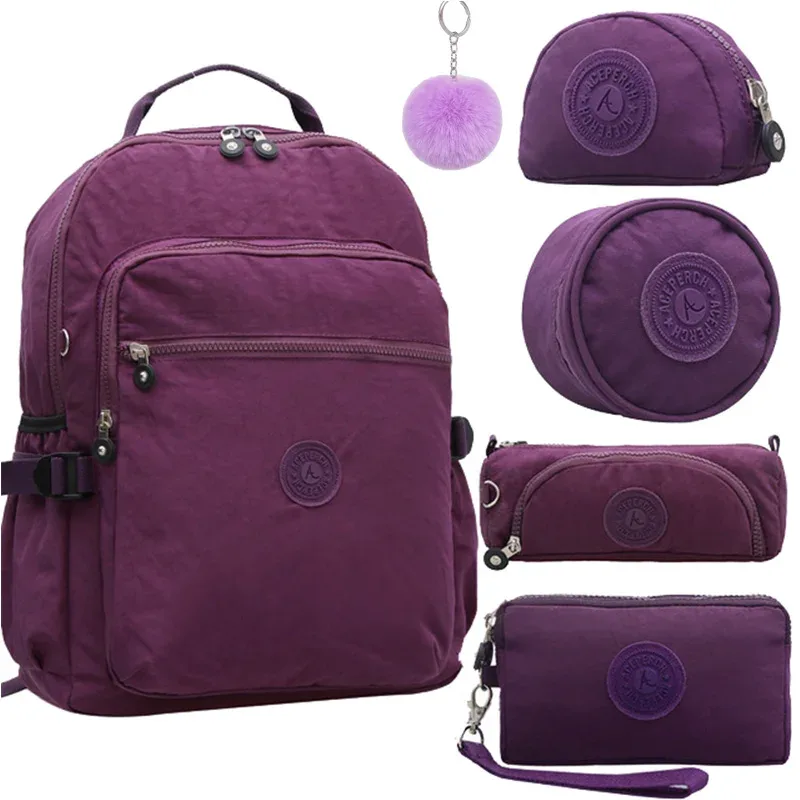 aceperch femmes sacs à dos originaux filles multifonction école sac étanche mochila escolar mujer voyage grande capacité sac à dos