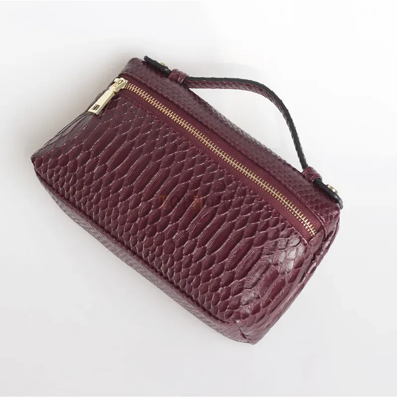 tophiigh-sac à main de maquillage portable pour femmes, pochette, sac à main, sac à main pour dames, sac à main, sac à main, savoir chaud, salle, rouge, café, mode