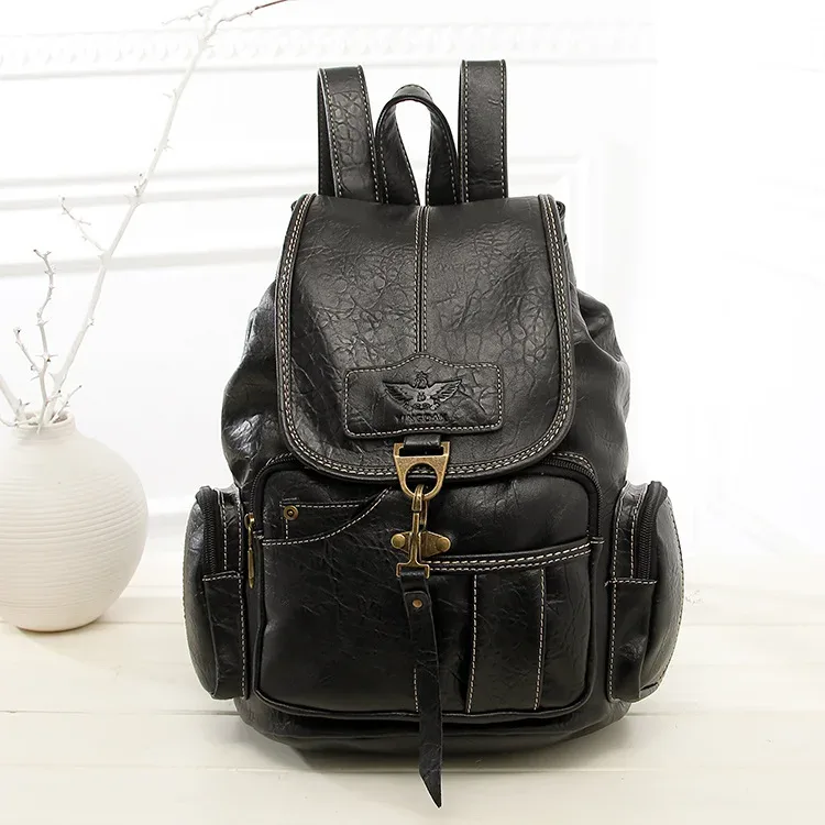 sac à bandoulière rétro femme 2019 nouveau style sacs et chaussures mode tendance crochet femmes sac à dos étudiants sac fabricant direct