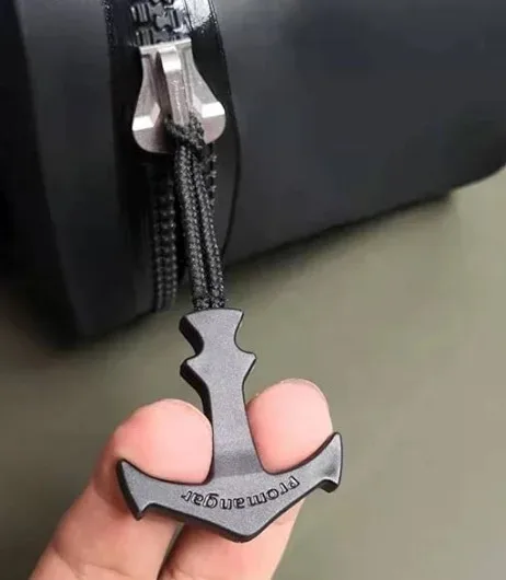 extracteur de fermeture éclair en tpu durable en forme de t multifonction pour l'extérieur, sac à dos tactique, sac de voyage, accessoires de corde arrière à fermeture éclair, 10 pièces/lot