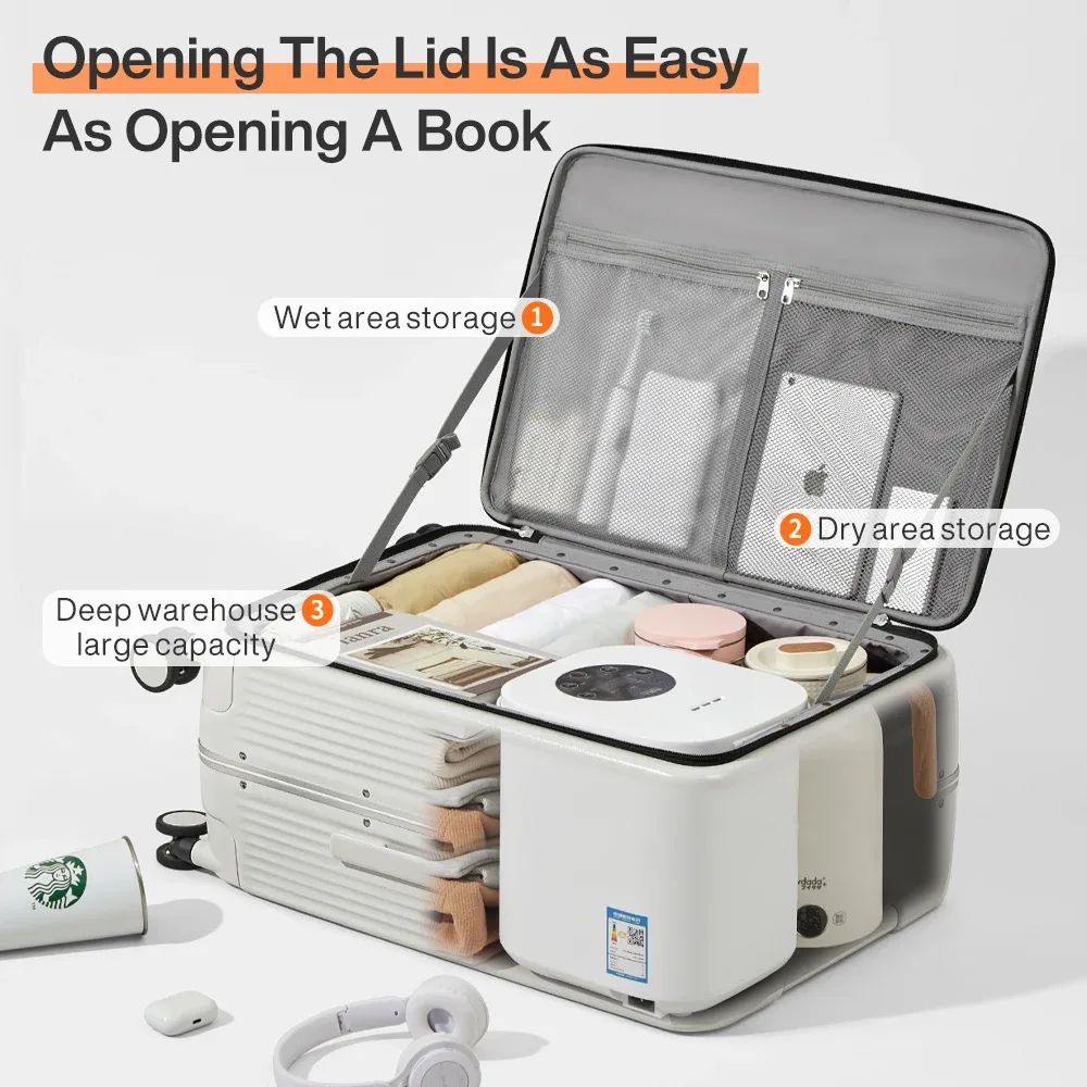 valise mixi new aluminum frame, bagage cabine 20 pouces km9286