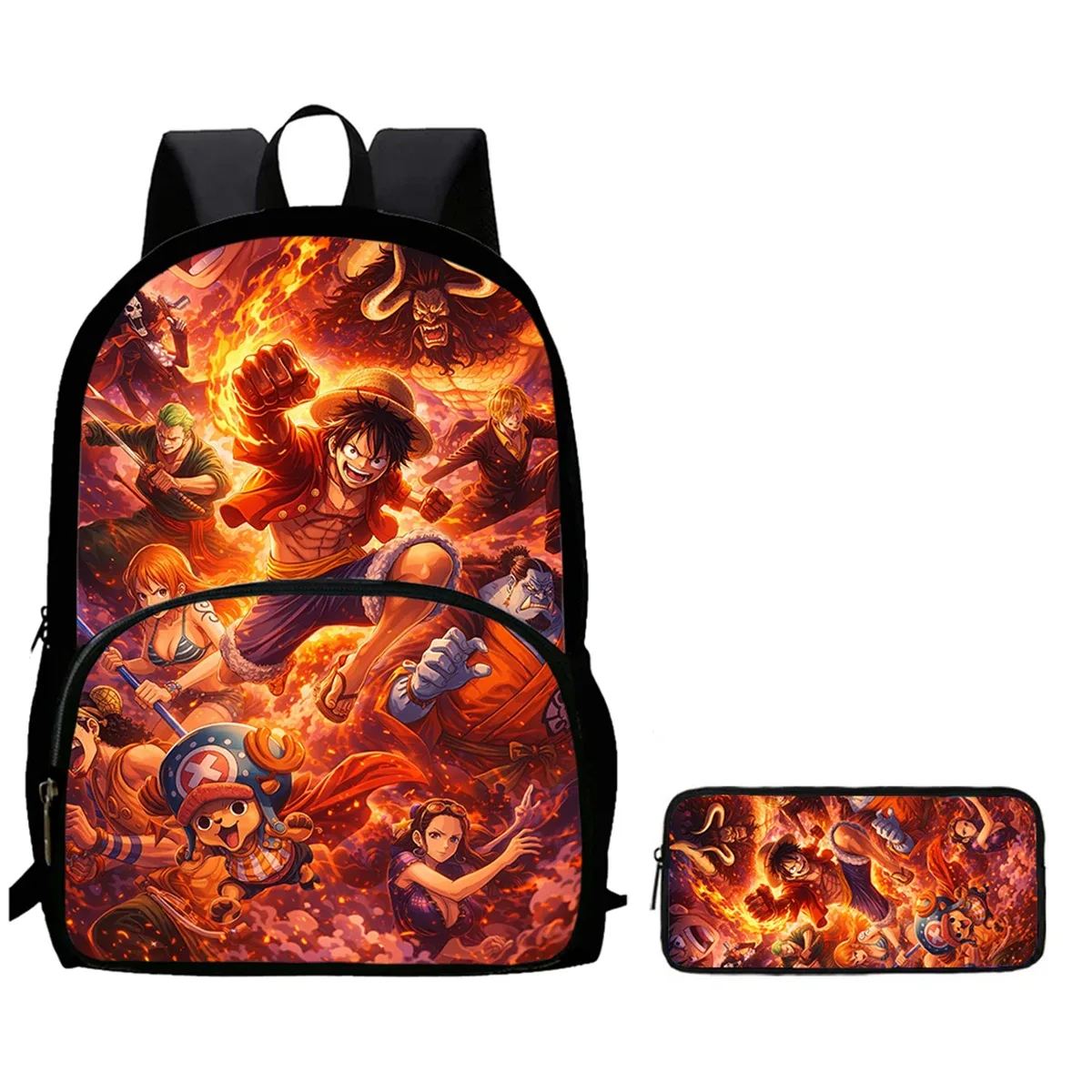 sac à dos scolaire léger 2-en-1 avec poche avant et trousse à crayons, sac à dos unisexe durable pour garçons et filles de 6 à 10 ans
