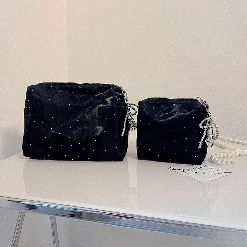 nouvelle mode femmes petit sac de maquillage organisateur de voyage sac à main cosmétique pochette filles mignon carré fermeture éclair portefeuille sacs