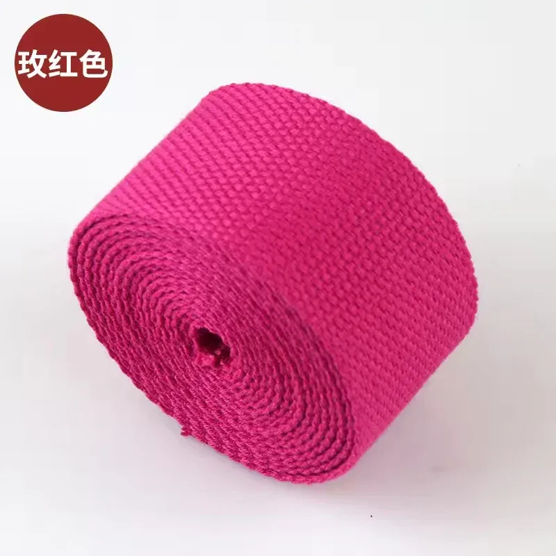 bretelles en sangle en coton 2/3/5m, fournitures artisanales, bricolage, tissu à coudre décoratif, artisanat, sangle en nylon, corde pour animaux de compagnie, accessoires pour sac à dos
