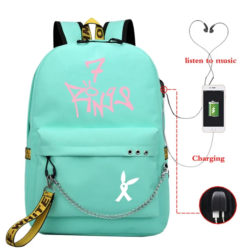 sac à dos ariana grande tendance pour filles, sac d'école pour adolescentes, sacs à dos de voyage pour femmes, sac à dos de randonnée assorti avec tout