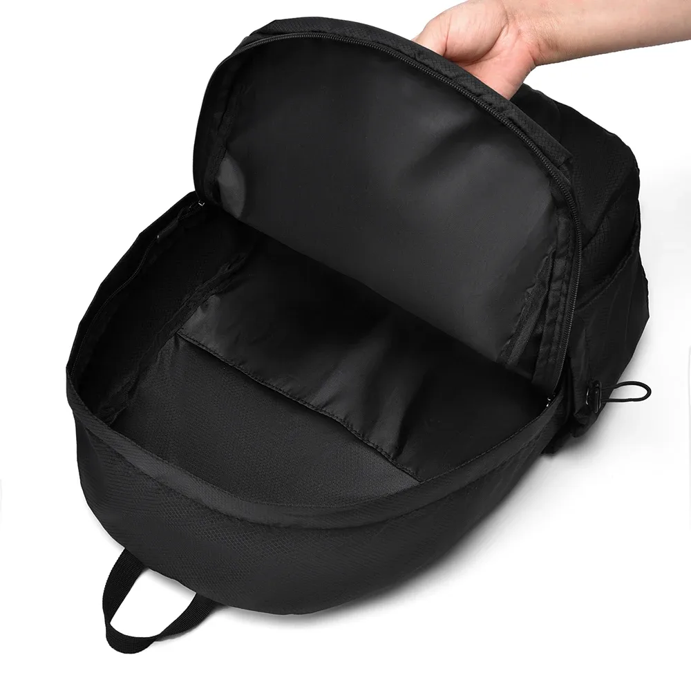 sac à dos unisexe pliable et extensible en nylon, léger, décontracté, grande capacité, multifonctionnel, pour sports de plein air et voyage