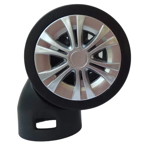 roues universelles amovibles plastique noires métalliques accessoires remplacement bagages pièces réparation travail atelier voyage modification valises