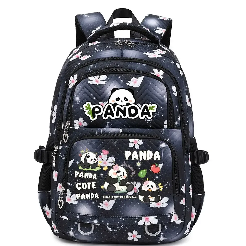 nouveau panda he hua sac à dos mignon dessin animé imprimé étudiant cartable mode garçons filles haute qualité grande capacité voyage sacs à dos